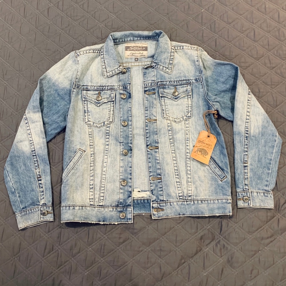 Men’s Medium Denim Jacket | Stitch’s Jeans Co